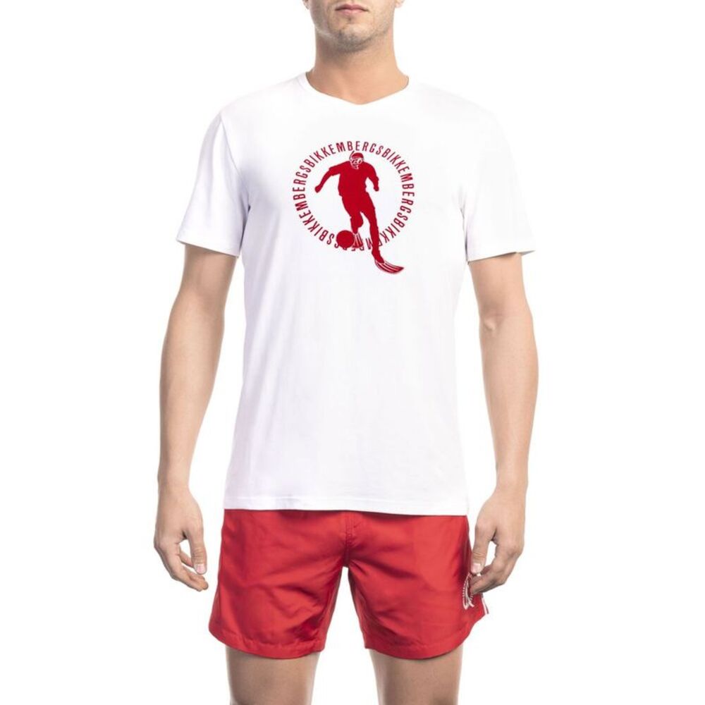 Bikkembergs Black Cotton Men Men's T-Shirt